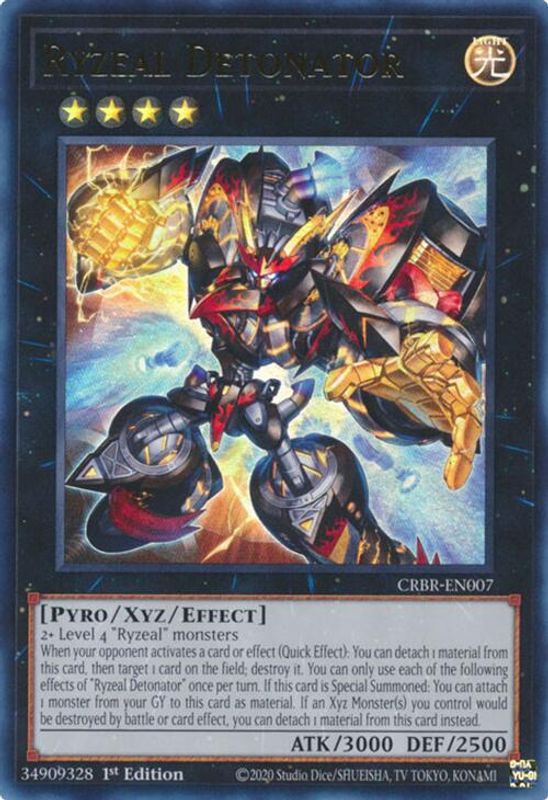 Ryzeal Detonator - CRBR-EN007 - Ultra Rare