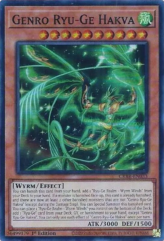 Genro Ryu-Ge Hakva - CRBR-EN033 - Super Rare