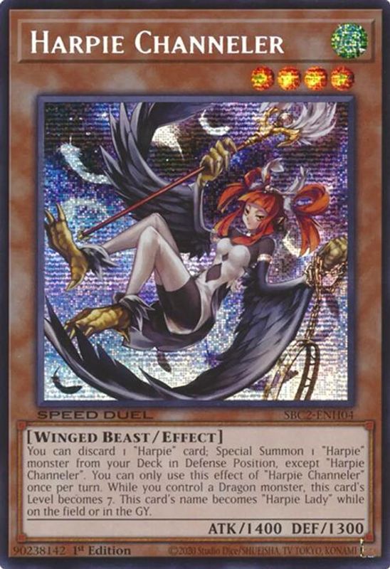 Harpie Channeler (PSR) - SBC2-ENH04 - Prismatic Secret Rare