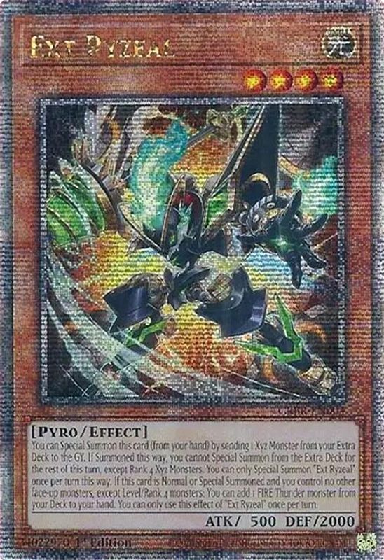 Ext Ryzeal (Quarter Century Secret Rare) - CRBR-EN004 - Quarter Century Secret Rare