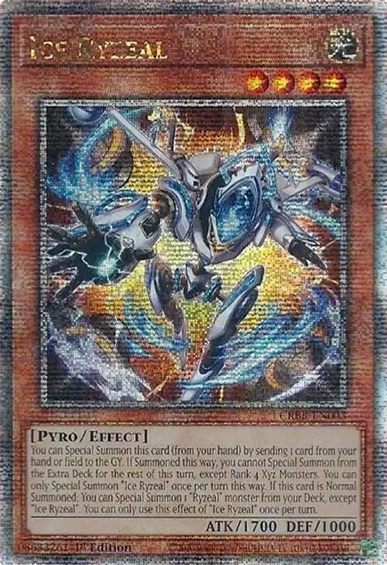 Ice Ryzeal (Quarter Century Secret Rare) - CRBR-EN003 - Quarter Century Secret Rare