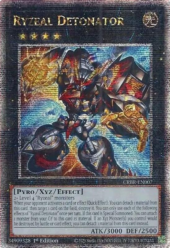 Ryzeal Detonator (Quarter Century Secret Rare) - CRBR-EN007 - Quarter Century Secret Rare