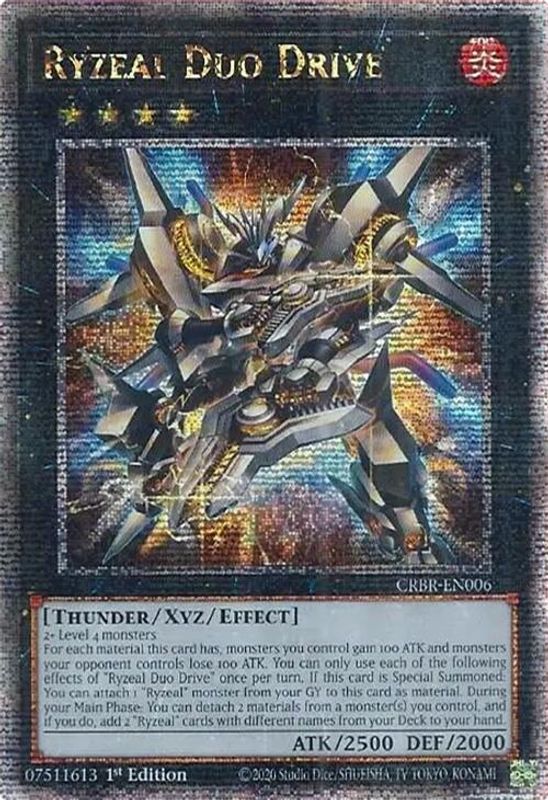 Ryzeal Duo Drive (Quarter Century Secret Rare) - CRBR-EN006 - Quarter Century Secret Rare