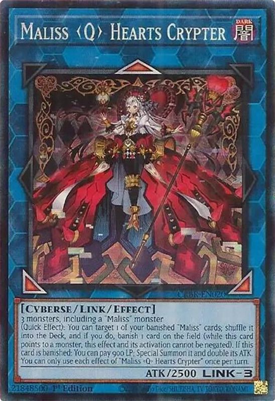 Maliss Q Hearts Crypter (CR) - CRBR-EN020 - Collector's Rare