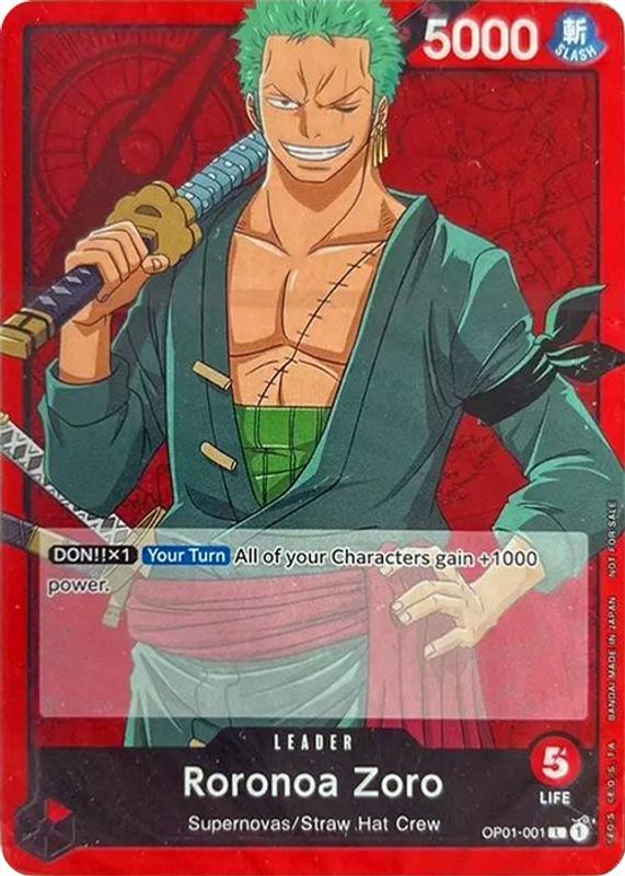 Roronoa Zoro - OP01-001 - Leader