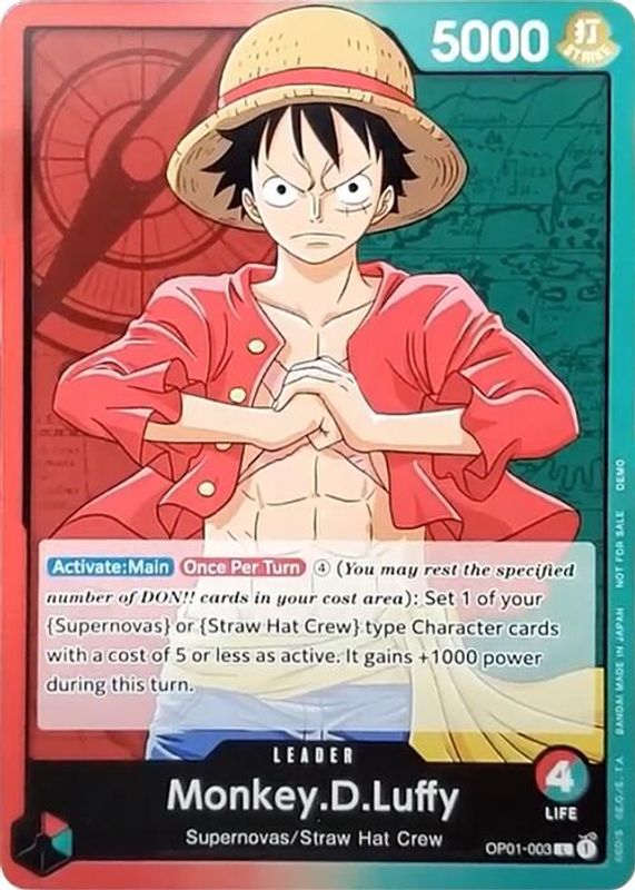 Monkey.D.Luffy (003) - OP01-003 - Leader