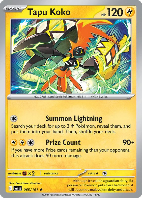 Tapu Koko - 065/191 - 065/191 - Promo