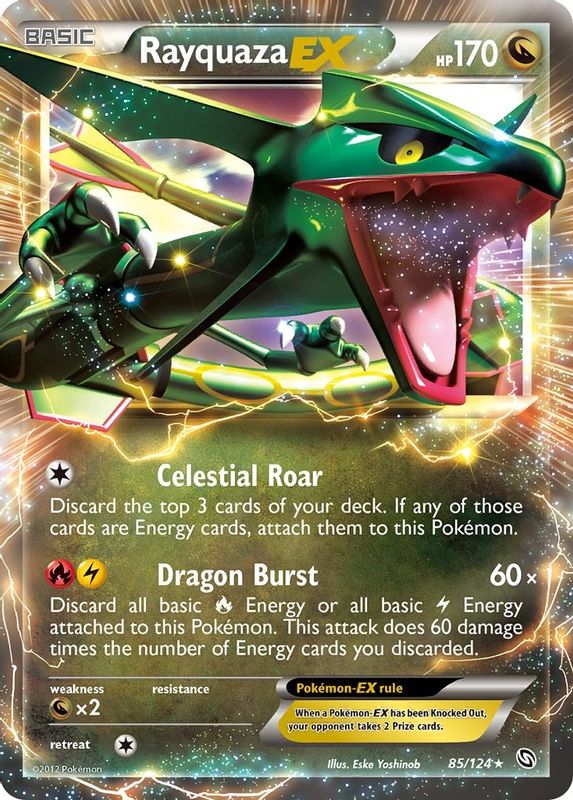 Rayquaza EX - 85/124 - Ultra Rare