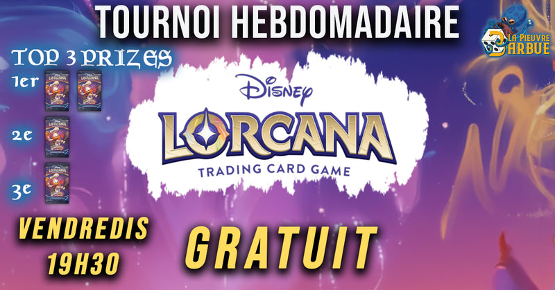 LORCANA - TOURNOI HEBDOMADAIRE