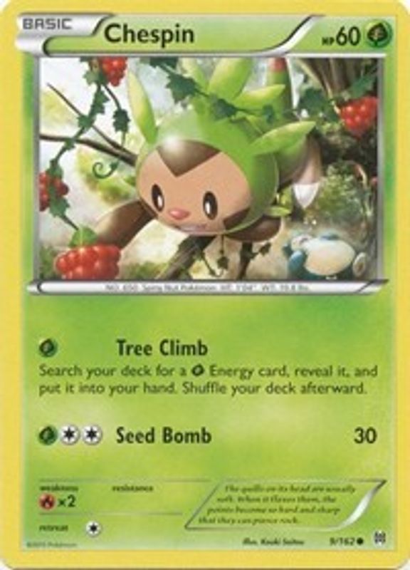 Chespin (9) - 9/162 - Common