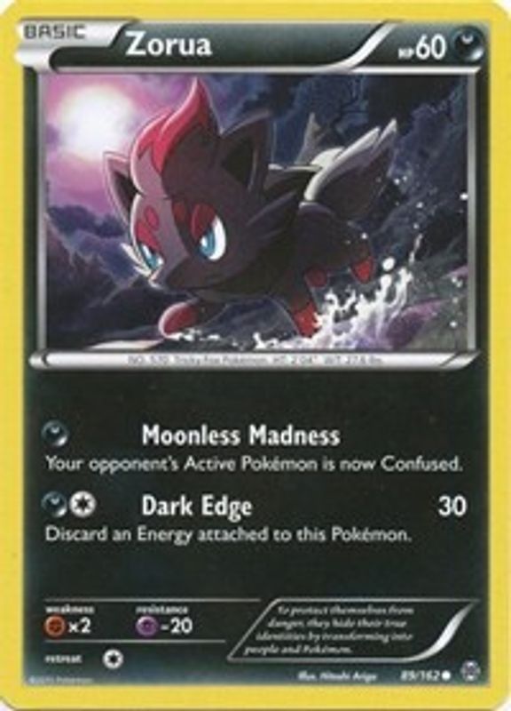 Zorua (89) - 89/162 - Common