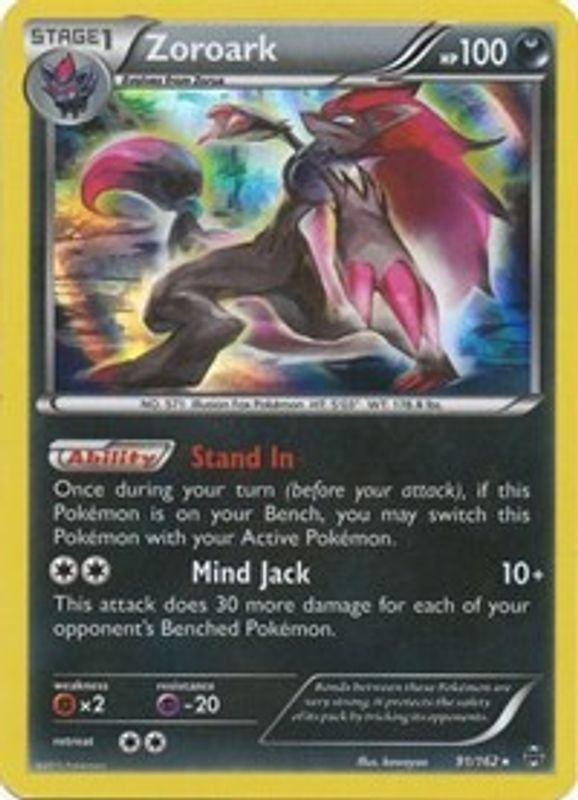 Zoroark - 91/162 - Holo Rare