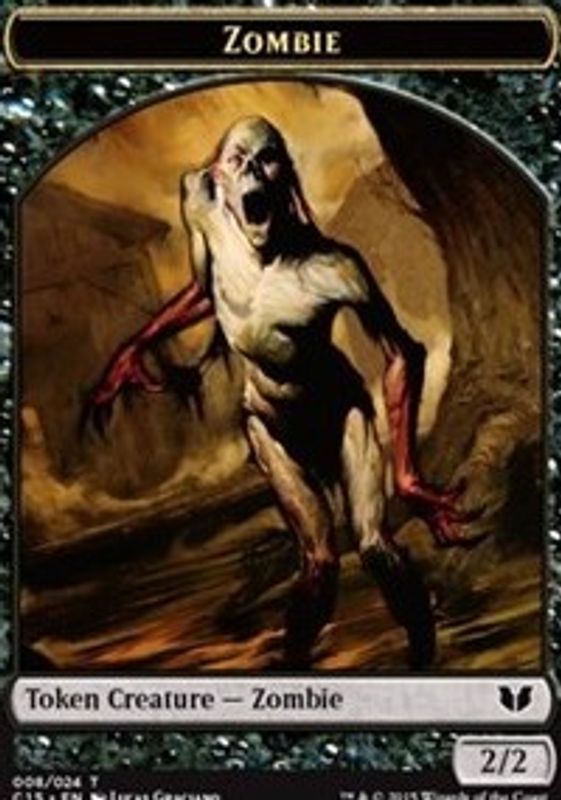 Zombie // Spirit (Multicolor) Double-Sided Token - Token