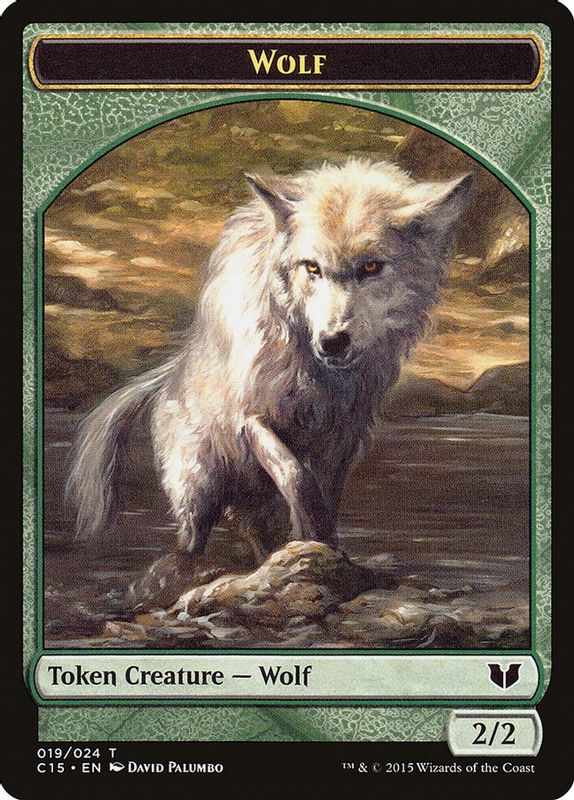 Wolf // Zombie Double-Sided Token - Token