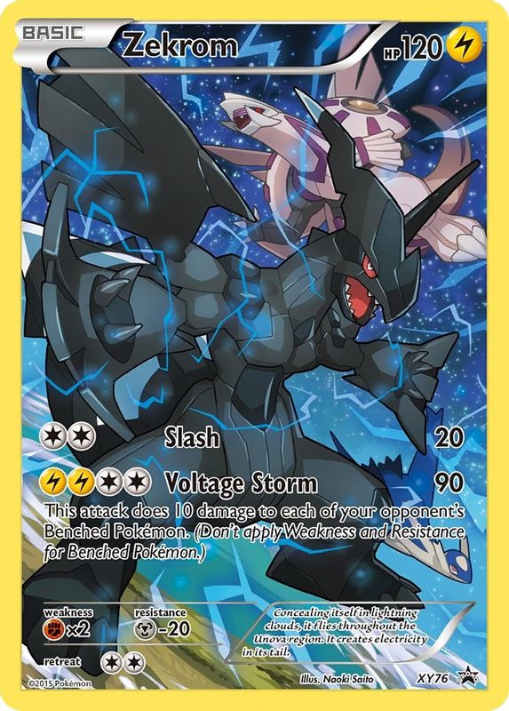 Zekrom (Full Art Promo) - XY76 - Promo