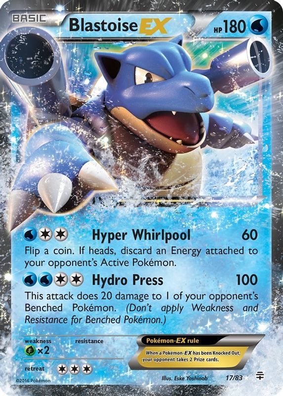 Blastoise EX - 17/83 - Ultra Rare