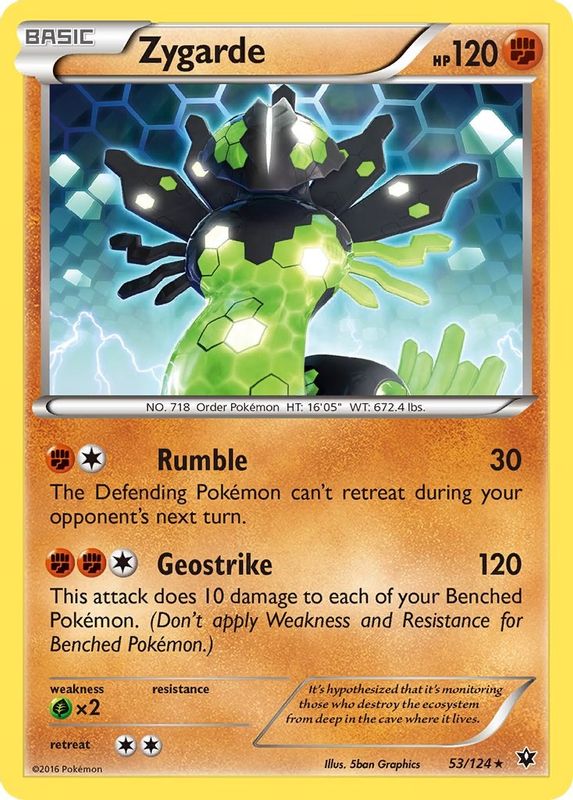 Zygarde (53) - 53/124 - Rare