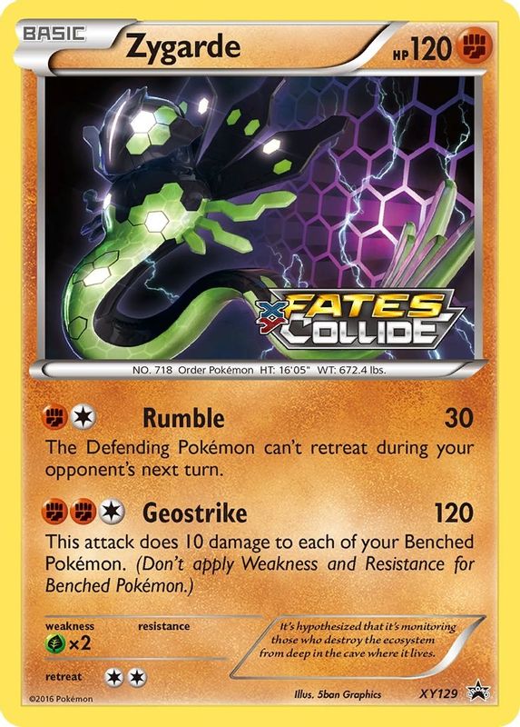 Zygarde (Prerelease) - XY129 - Promo