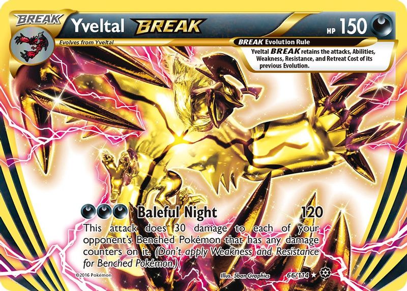 Yveltal BREAK - 66/114 - Rare BREAK