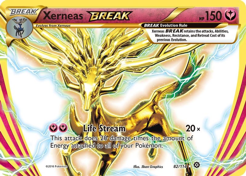 Xerneas BREAK - 82/114 - Rare BREAK