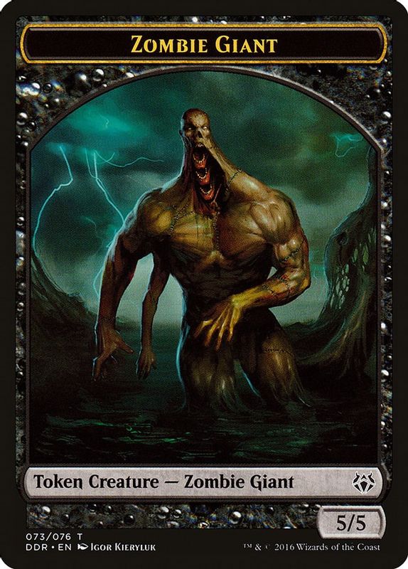 Zombie Giant Token - 73 - Token