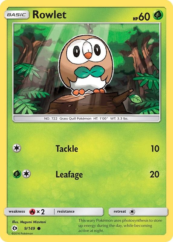 Rowlet - 9/149 - Common