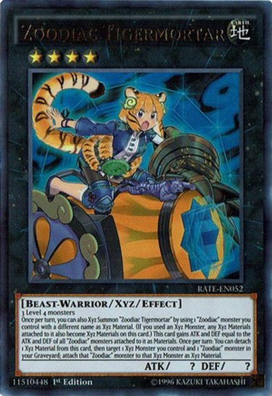 Zoodiac Tigermortar - RATE-EN052 - Ultra Rare