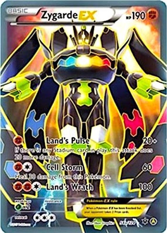 Zygarde EX - 54a/124 - 054a/124 - Promo