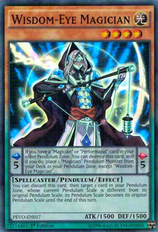 Wisdom-Eye Magician - PEVO-EN017 - Super Rare