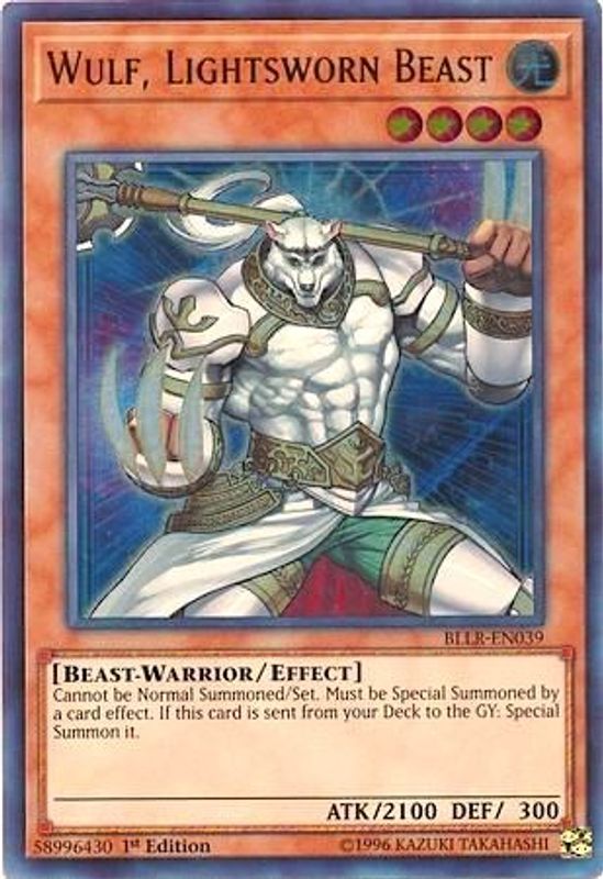 Wulf, Lightsworn Beast - BLLR-EN039 - Ultra Rare