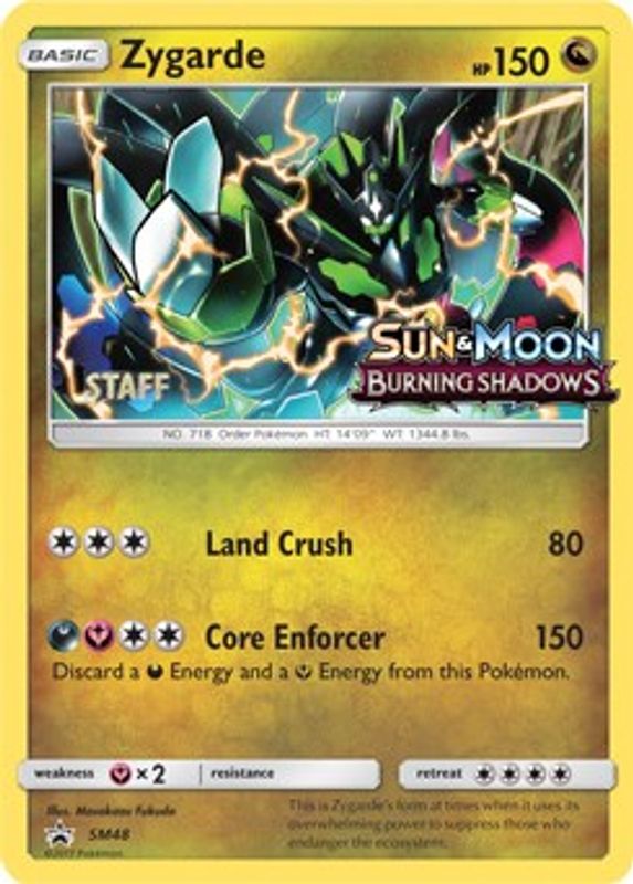 Zygarde - SM48 (Prerelease) [Staff] - SM48 - Promo