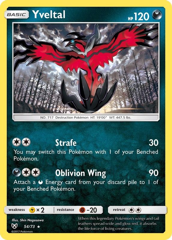 Yveltal - 54/73 - Holo Rare