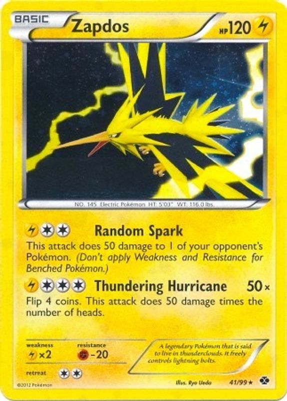 Zapdos - 41/99 (Next Destinies) - 041/099 - Promo