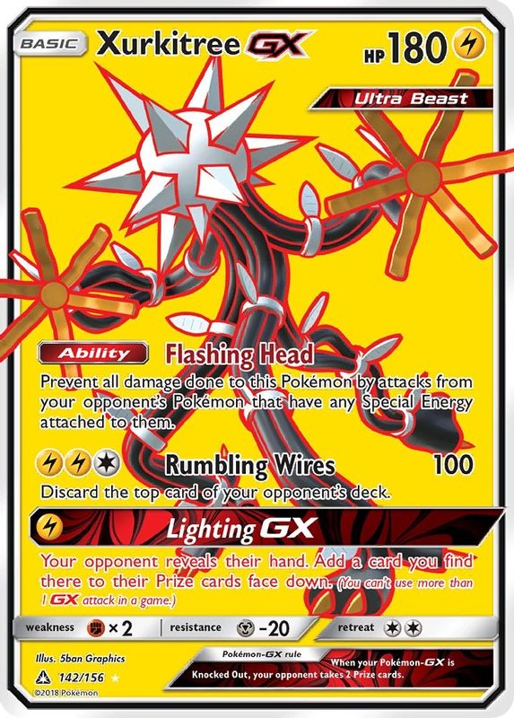 Xurkitree GX (Full Art) - 142/156 - Ultra Rare