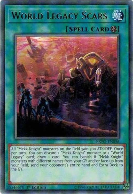 World Legacy Scars - EXFO-EN056 - Rare