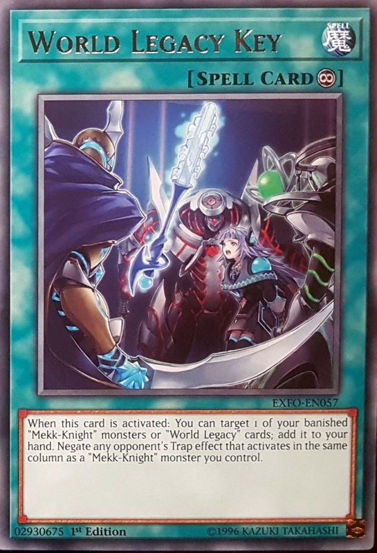 World Legacy Key - EXFO-EN057 - Rare