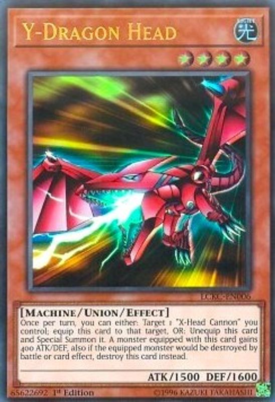 Y-Dragon Head - LCKC-EN006 - Ultra Rare