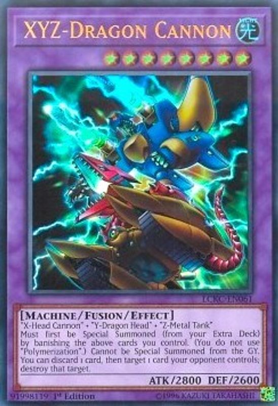 XYZ-Dragon Cannon - LCKC-EN061 - Ultra Rare