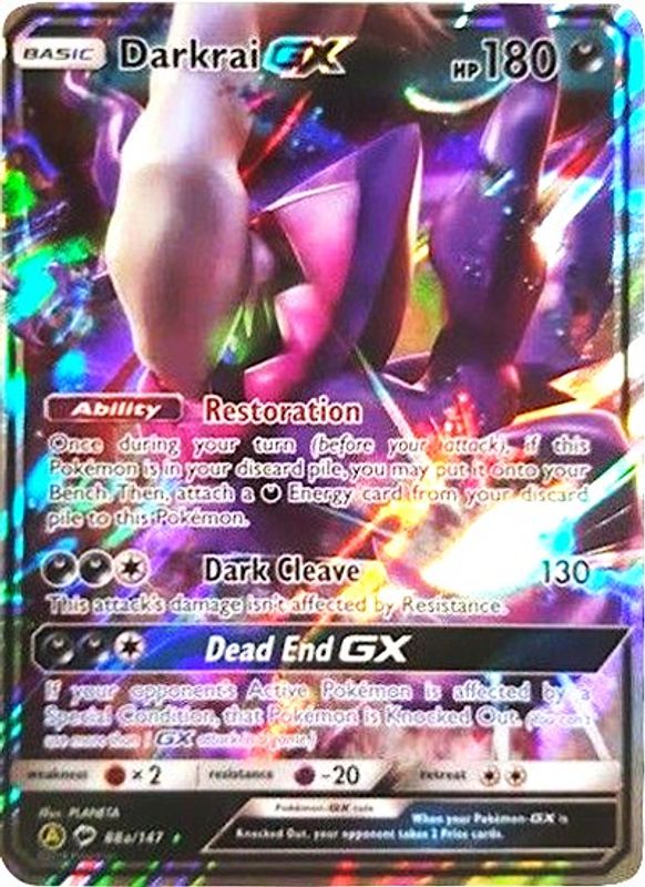 Darkrai GX - 88a/147 - 088a/147 - Promo