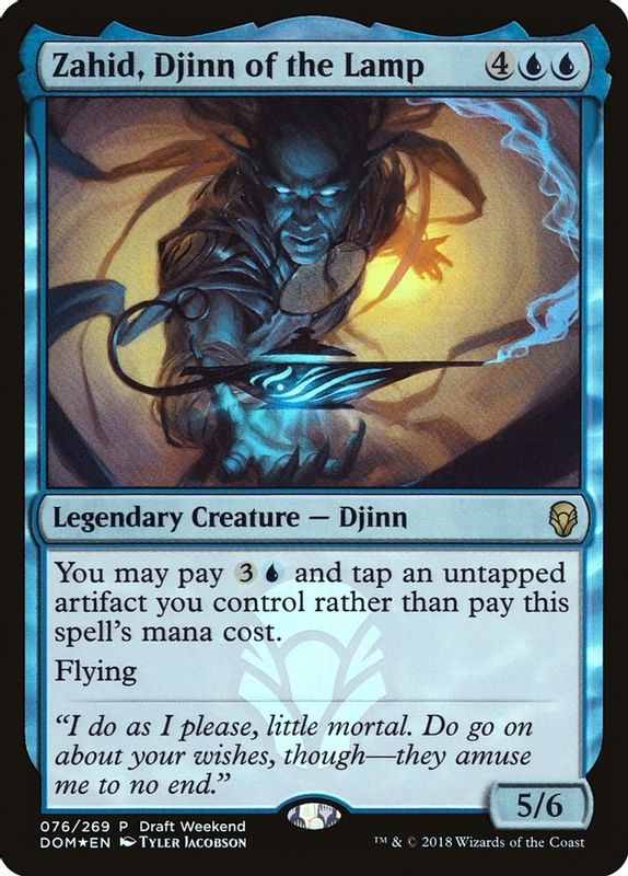 Zahid, Djinn of the Lamp (Draft Weekend) - 76 - Promo