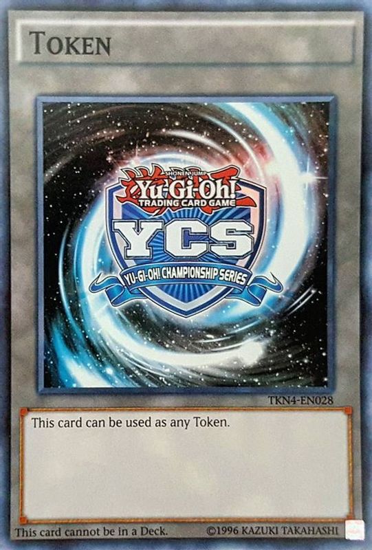 Yu-Gi-Oh Championship Series Token (2016 Pre-registration) - TKN4-EN028 - Super Rare