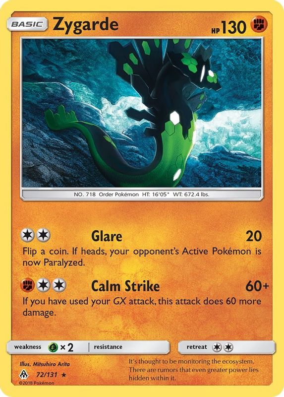 Zygarde (72) - 72/131 - Rare