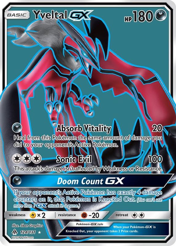 Yveltal GX (Full Art) - 124/131 - Ultra Rare