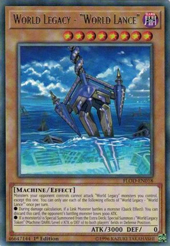 World Legacy - "World Lance" - FLOD-EN018 - Rare