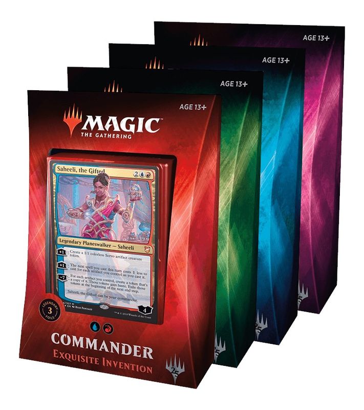 Commander 2018 - Set of 4