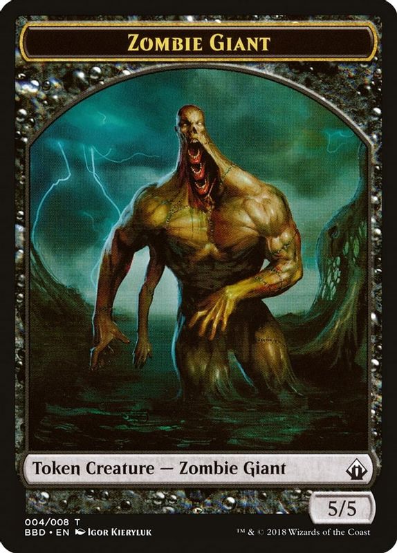 Zombie Giant Token - 4 - Token