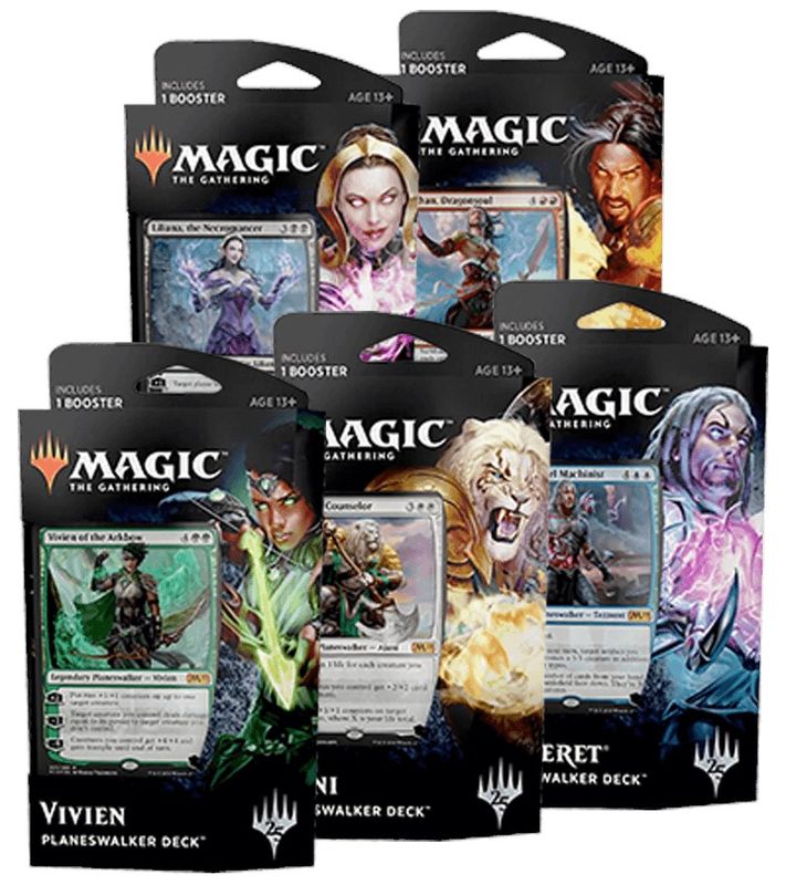 Core Set 2019 - Planeswalker Deck [Set of 5]