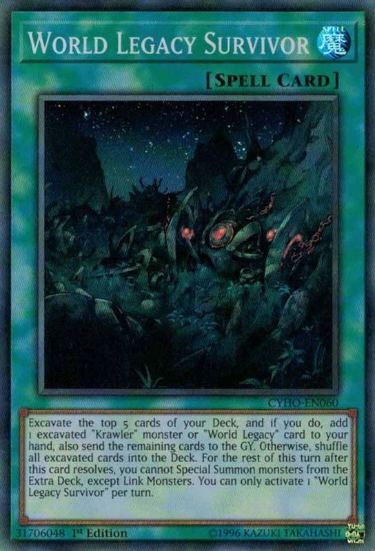 World Legacy Survivor - CYHO-EN060 - Super Rare