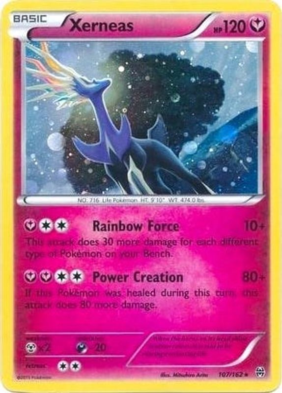 Xerneas - 107/162 (Cosmos Holo) - 107/162 - Promo