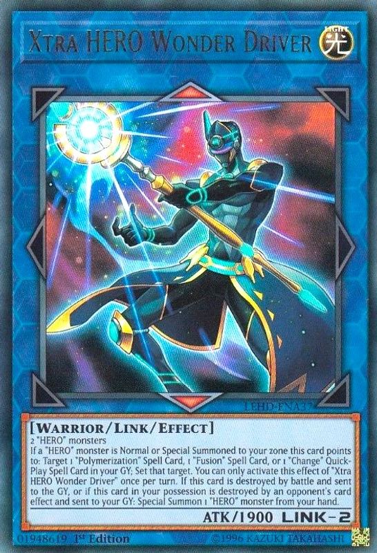 Xtra HERO Wonder Driver - LEHD-ENA37 - Ultra Rare